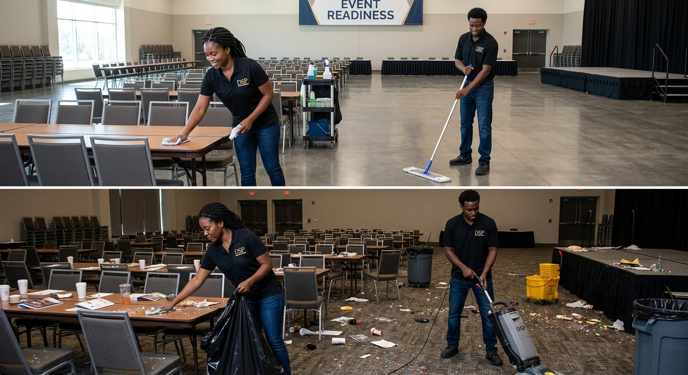DSP - Pre and Post Event Cleaning DSP - Pre and Post Event Cleaning